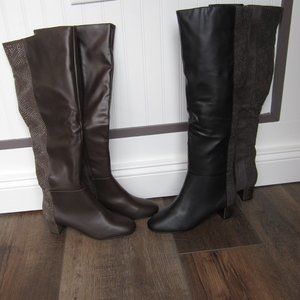 American Glamour by Badgley Mischka knee high stud